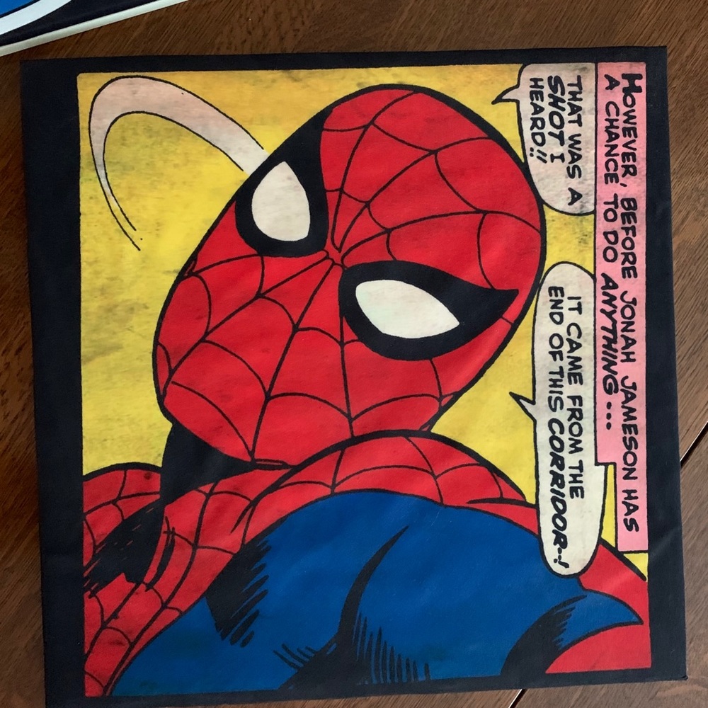 Pottery Barn Kids Super Hero Pinboards/ i3 boards Spider-Man,Batman,Captain Amer